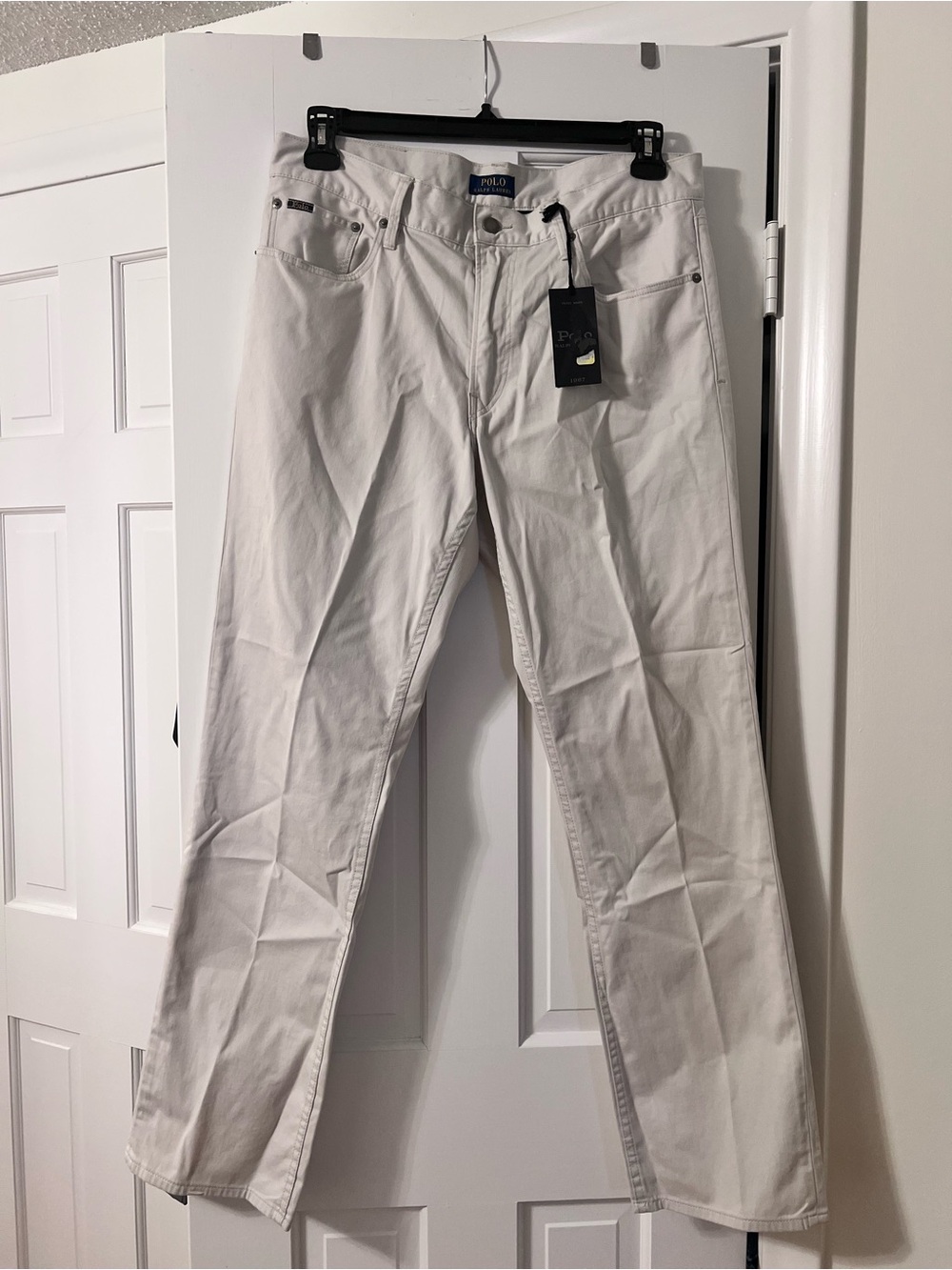 Polo by Ralph Lauren Men’s Off-White Jeans 34/32